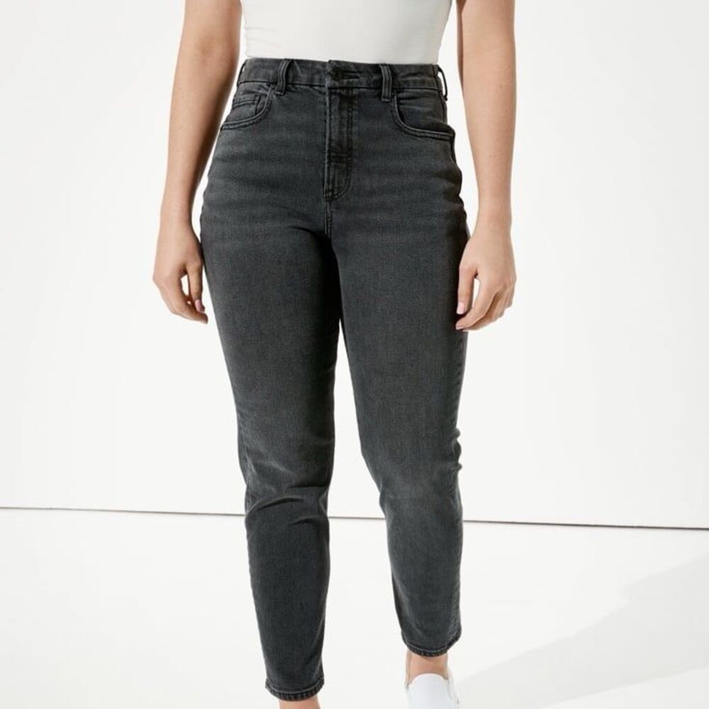 American Eagle Vintage wash stretch black jeans